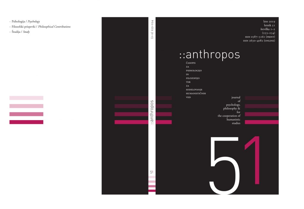 Nova številka revije Anthropos